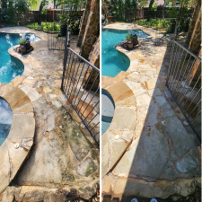 Expert-Sandstone-Pool-Deck-Cleaning-Performed-in-Austin-TX-Circle-C-Neighborhood 0